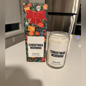 New with tags! Homesick Christmas Morning Candle